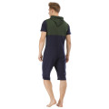 Men's Spring And Summer Short-sleeved Sweatshirt One-piece Home Wear Summer Casual Sleepwear Men Pajamas