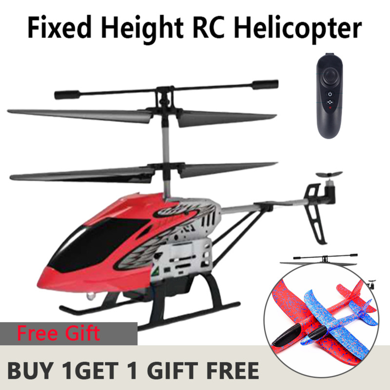 RC Drone Helicopter 3.5 CH Radio Control Helicopter with LED Light Kids Birthday Christmas Gifts Shatterproof Flying Toys Model