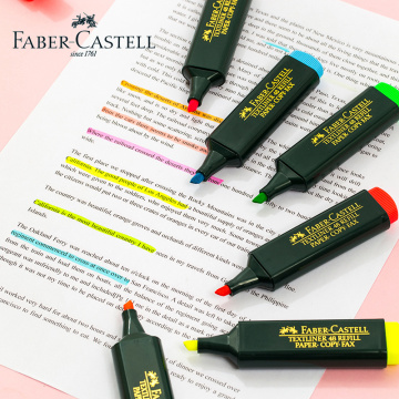 Faber Castell Textliner Highlighters Marker Pen Scrapbooking Oblique Felt Tip Color Pen Fluorescent Markers School Art Supplies