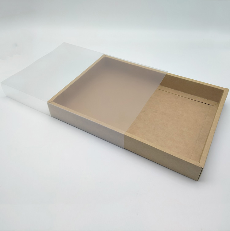 Kraft Box With Pvc Frosted Sleeve