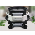 Round Flower Pot Trays Removable Universal Bottom Wheel Foundation Plant Flower Pot Base With Storage Drawer For Home
