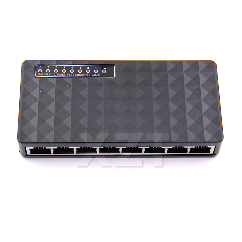 BM Newest Performance Smart Gigabit Switch 8 Port Switch 8 Port 10/100 Base Ethernet Network Switch US EU Plug