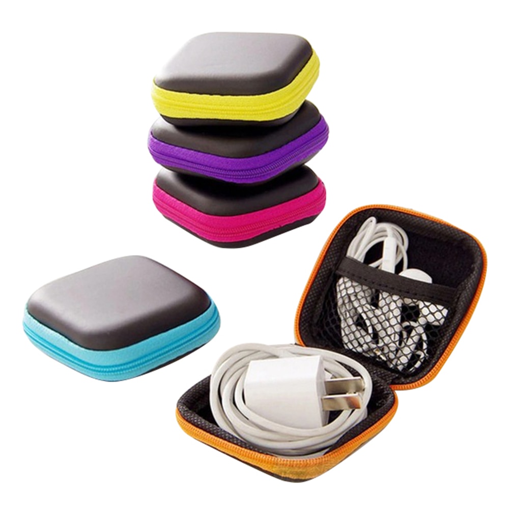 Gadget Cable Organizer Storage Bag Travel Electronic Accessories Cable Pouch Case Electronic Parts Storage 1PC Headphone Case