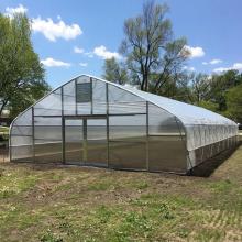 Industrial film greenhouses growing greenhouse metal frame