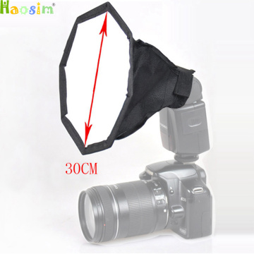 30cm Octagon Flash Diffuser Mini Softbox for Canon for Nikon Speedlite Photo Studio Accessories Soft Box