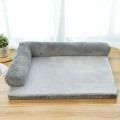 Pet Dog Bed soft Cushion Sofa Square Pillow Machine Washable Cover And Detachable Mat Cat House For Puppy Medium Large Dog