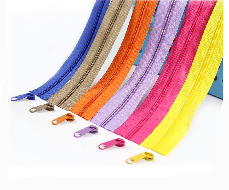 1M 5M 10M 20M 25Meters/lot Nylon Coil Zippers 24 Colors For Selection 3# Long Zippers For DIY Sewing Garment Accessories