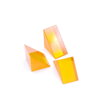 right angle prism for surveying and laser system