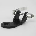 Universal Bike Trailer Coupler Steel Linker Trailer Hitch Adapter Mount Attachment With 2pcs Quick Release Rod Black Bike Parts