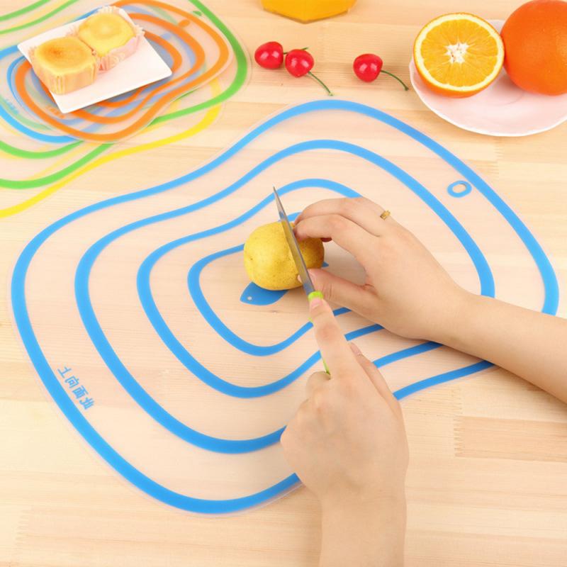 Non-slip Frosted Kitchen Cutting Board Vegetable Meat Tools Kitchen Accessories Reusable Kitchen Chopping Blocks Tool