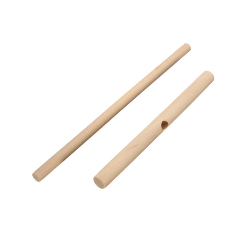 1PC T Shape Wooden Pancake Batter Spreader Stick Rolling Pin Kitchen Tool
