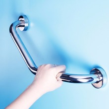 Stainless Steel Toilet Bathtub Handrail Chromed Bathroom Hardwar Wall Mount Bathroom Grab Bars for Elderly Safety Helping Handle