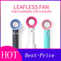 Yenvk Mini Fan Ventilator Handheld Bladeless Fan Handheld No Leaf Handy Fan Rechargeable Cooler Home Appliance