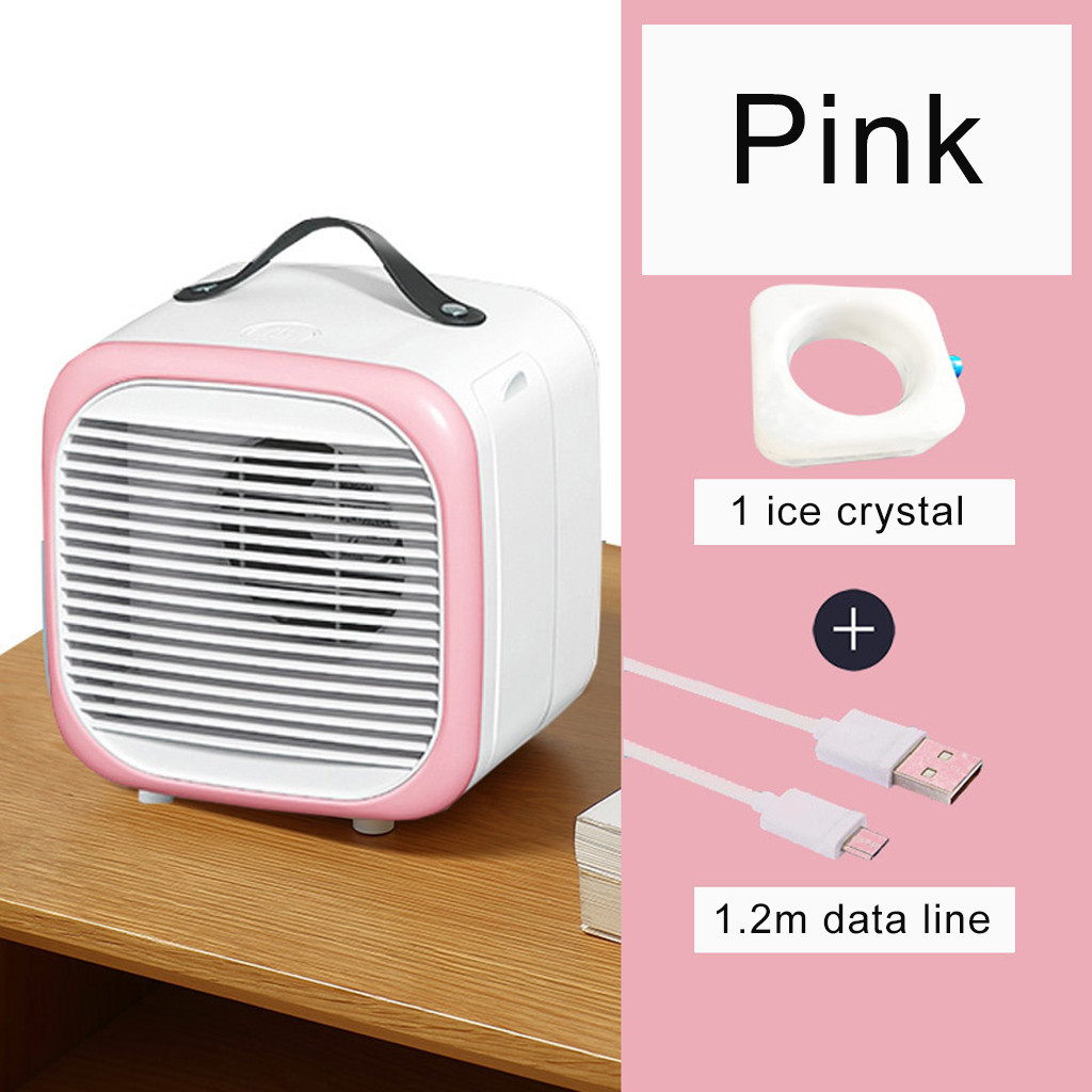 Mini Home Air Conditioner Portable Air Conditionin Mini Air Cooler Multi-function USB Air Conditioning Fan Removable Fan #z
