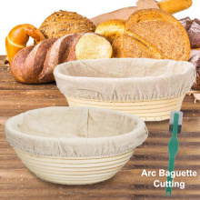 Bread Fermentation Rattan Basket Proofing Baskets Storage Container Wicker Country Bread Banneton Baguette Dough Basket Supplies