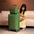 KLQDZMS 20``22``24``26Inch ABS Retro Spinner Rolling Luggage Cabin Rolling Suitcase Set PC Innovative Business Travel Bag