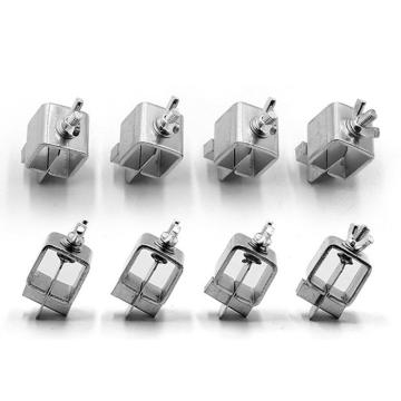 8pcs Stainless Steel Butterfly Valve Welding Clamps Holder Positioner Fixture Weld Holders Tool Alignment Positioner