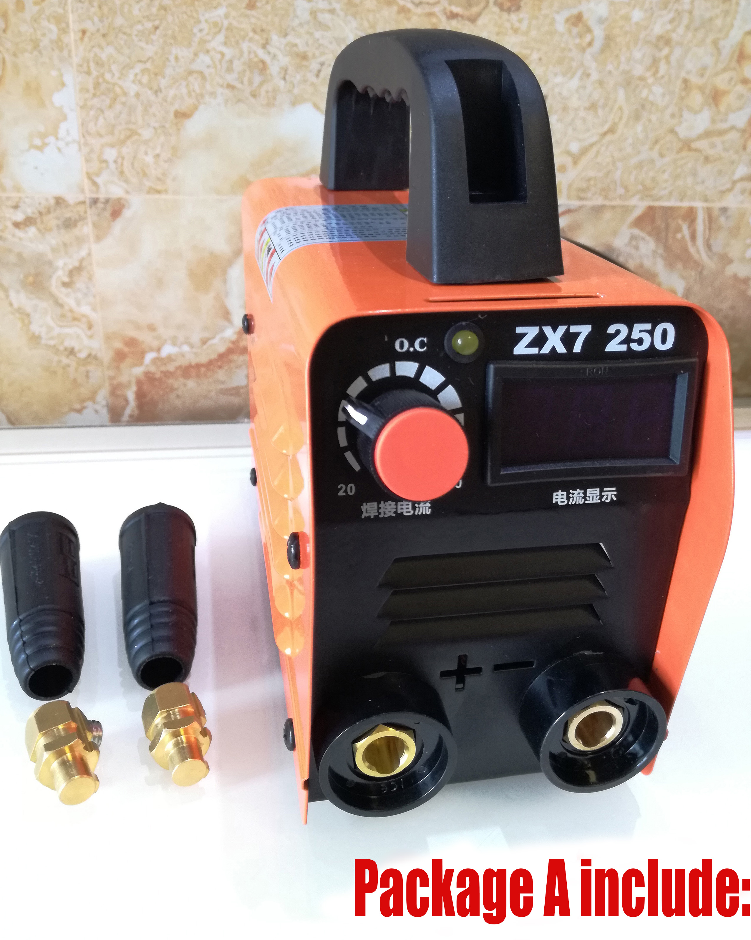 ZX7-250 220V 10-250A Handheld Mini MMA Electric Stick Welder Inverter ARC Welding Machine Metalworking Welding Tools