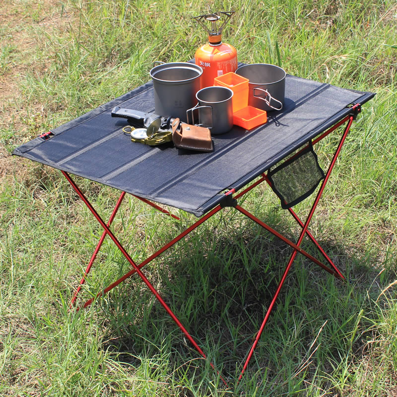 Hot Sale Portable Foldable Folding Table Desk Camping Outdoor Picnic 6061 Aluminium Alloy Ultra-light Folding Desk