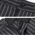 Men Chef Food Service Loose Trousers Striped Kitchen Work Wear Restaurant Uniform Male Wide Leg Business Cook Pants Maxi Bottoms