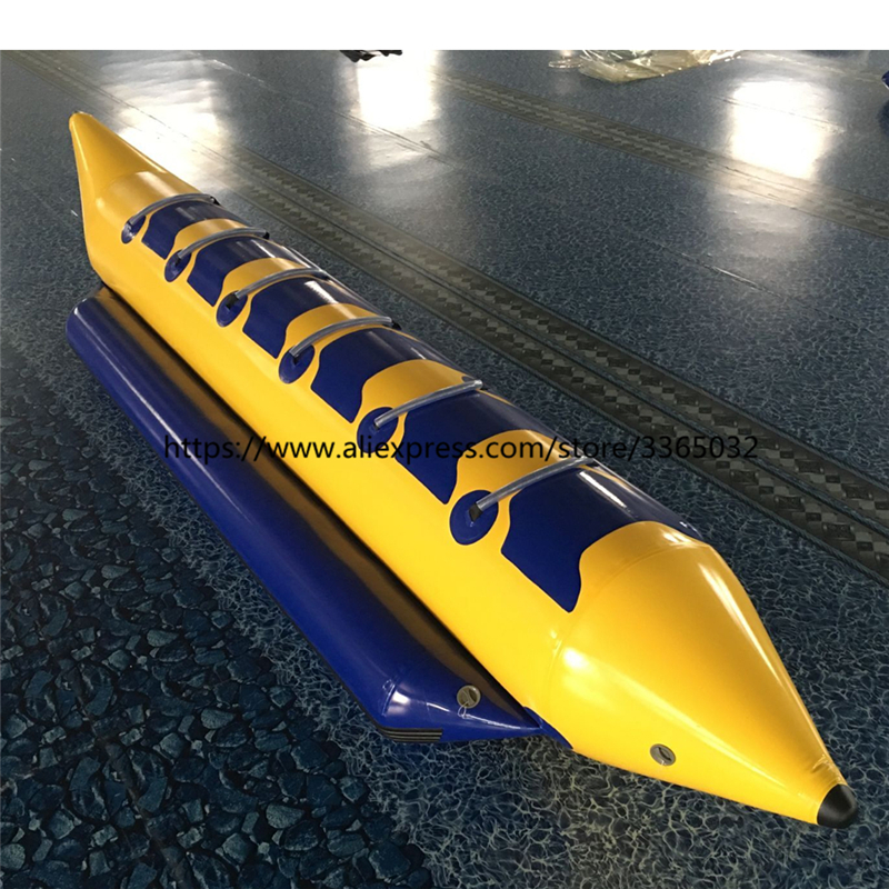 PVC Tarpaulin Inflatable Banana Boat / Flying Tube Towable / Inflatable Water Games