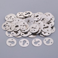 100Pcs Round Keyhole Hangers Fasteners Hanging Hardware for Picture Frame 23mm