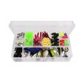 101pcs Lure Kit Set VIB Soft Hard Spoon Crank Baits Fishing Hooks Spinner Crankbait Minnow Popper Fishing Tackle Box Accessories