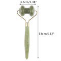 1PCS Green Natural Jade Roller Face Lift Tools Slimming Facial Massage Roller Face Massager Stone Skin Care Jade Roller