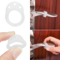 1PC Silicone Door Stop Wall Protecte Door Handle Anti-Collision Buffer Buffer Protect Wall Kitchen Bedroom Door Stopper Supplies