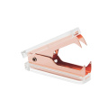 Clear Acrylic Rose Gold Staple Remover Office School Desk Accessories