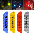 4 PCS/set Car Reflective Strips Car Door Wheel Eyebrow Sticker Decal Safety Mark Reflective Strips Warning Tape Stickers