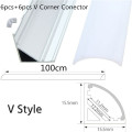 6pcs V and Corner