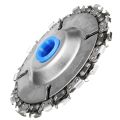 4 Inch Grinder Disc and Chain 22 Tooth Fine Abrasive Cut Chain For 100/115 Angle Grinder New Drop Ship