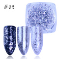 0.2g Nail Art Glitters Magic Mirror Powder Aluminum Silk Flakes Holographic Manicure UV Gel Polish Decoration Nails New Design