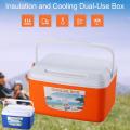 8L Outdoor Incubator Portable Food Storage Box Car Cold Box Fishing Box Cooler Fridge Box For Travel