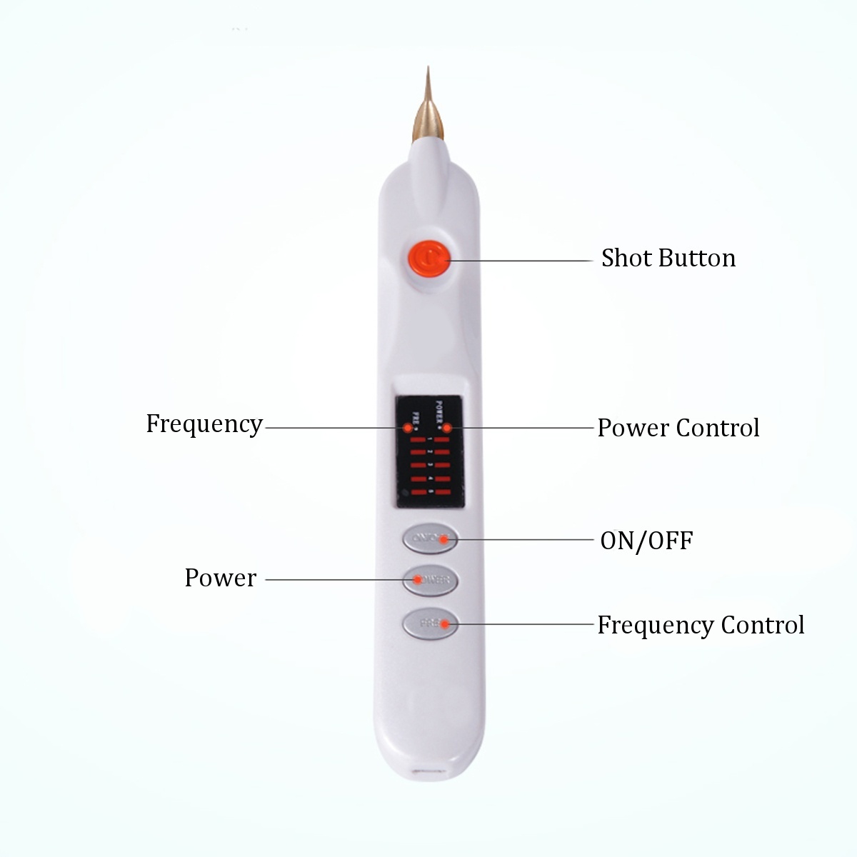 Wired Powerful Fibroblast Plasma Pen for face eyelid lift, Wrinkle Removal, spot removal, plasmapen with high power