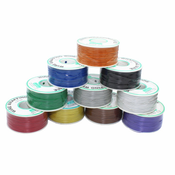 250 m/lots 30 AWG Wrapping Wire 10 Colors Single Strand Copper Cable Ok Wire Electrical Wire for Laptop Motherboard PCB Solder