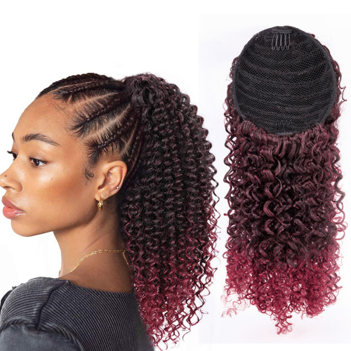 Synthetic Afro Kinky Curly Drawstring Ponytail Hair Piece Supplier, Supply Various Synthetic Afro Kinky Curly Drawstring Ponytail Hair Piece of High Quality