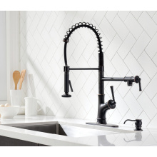 Stainless Steel Black Modern Kitchen Water Faucet