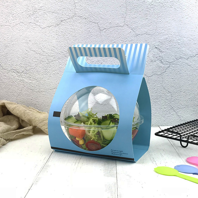 Take Away Paper Holder For Salad Jpg