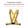 High Visibility Reflective Vests Safety Motorcycle Riding Clothes Suit Stripes Jacket Night Running Vest Night Work Security