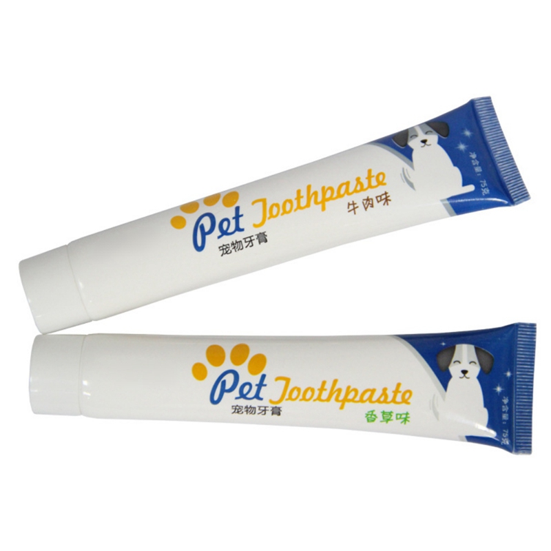 Dog Healthy Edible Toothpaste Small Dog Cats Mouth And Teeth Cleaning And Care Supplies Vanilla And Beef Pet Accessories