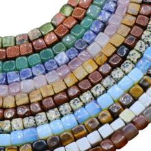 Gemstone square shape quartz stone beads natural stone loose beads for jewelry making beads strand 15 inches ( 38 cm ) wholesale