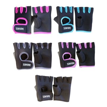 1 Pair Men Women Exercise Half Finger Gloves Weight Lifting Sport Cycling Fitness Gloves GYM Workout