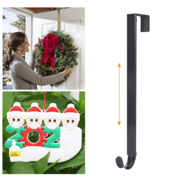 Christmas Wreath Hanger, Adjustable over the Door Wreath Hanger & Wreath Holder & Wreath Hook for Door