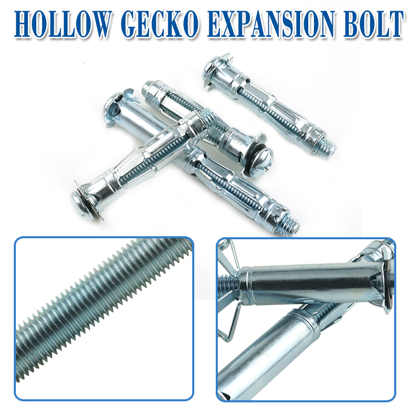 LUHUICHANG M4 M5 Hollow Wall Anchors Metal Cavity Plasterboard Plug Fixing Screw High Quality