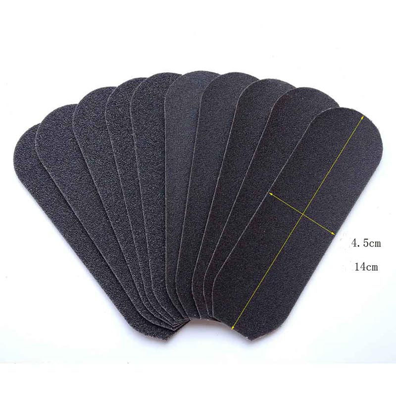 60pcs/pack Care Foot Grit Sanding Cloth Pro Pedicure Feet Care Refill Replacement for Stainless Metal Handle Files Foot Rasp