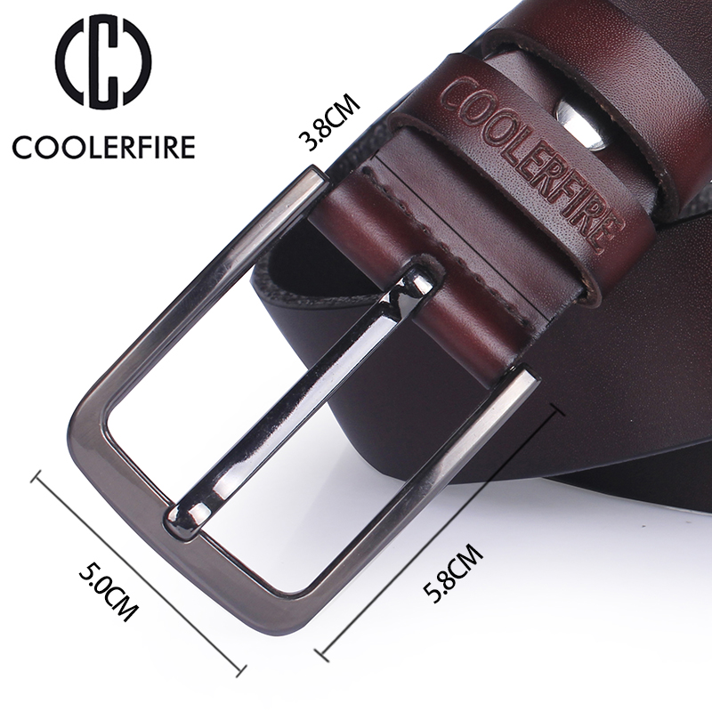 High quality genuine leather belt luxury designer belts men Belts for men Cowskin Fashion vintage pin buckle for jeans