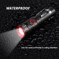 USB Charging LED Bicycle Light 3 Lighting Mode Zoomable Waterproof Portable Torch Powered By 18650 Battery with Free USB Cable