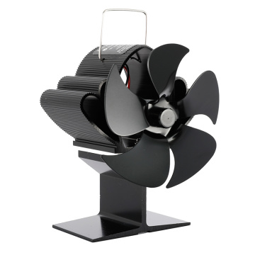 Stove Fan Effecient 4 Heat Blade Fireplace Fan Powered Log Wood Burner Ecofan Quiet Fan Home Heat Distribution For Home